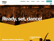 Tablet Screenshot of harbourdance.com